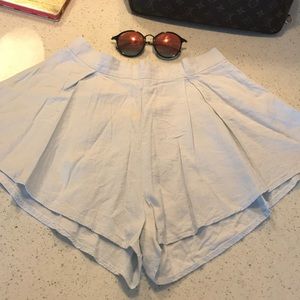 Light blue LF rumor flowy shorts
